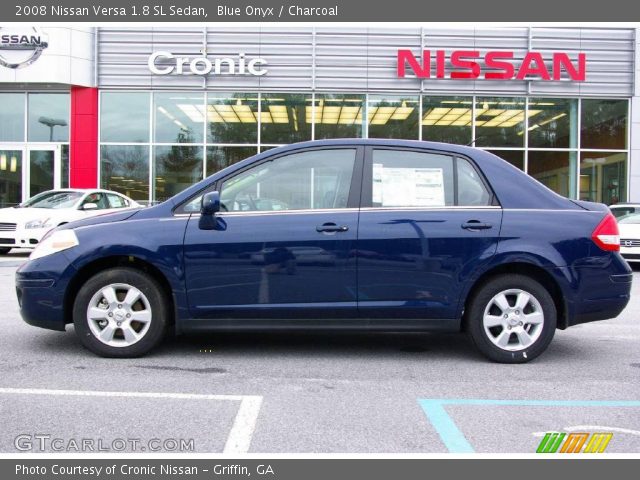 2008 Nissan Versa 1.8 SL Sedan in Blue Onyx