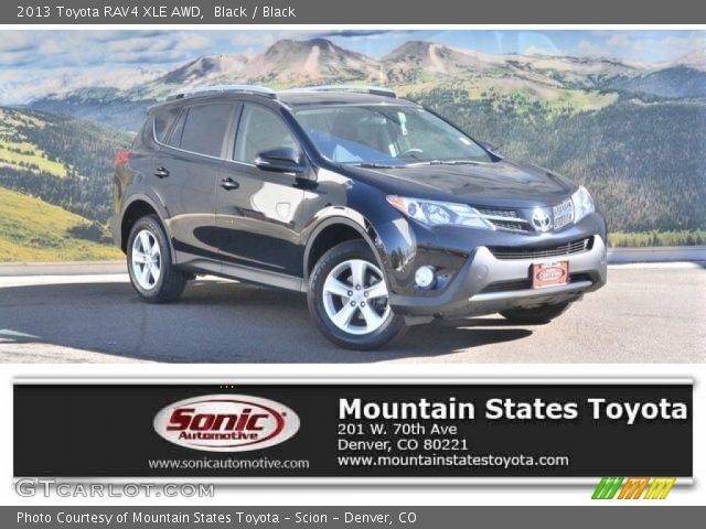 2013 Toyota RAV4 XLE AWD in Black