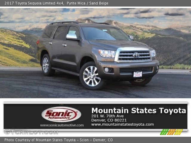 2017 Toyota Sequoia Limited 4x4 in Pyrite Mica
