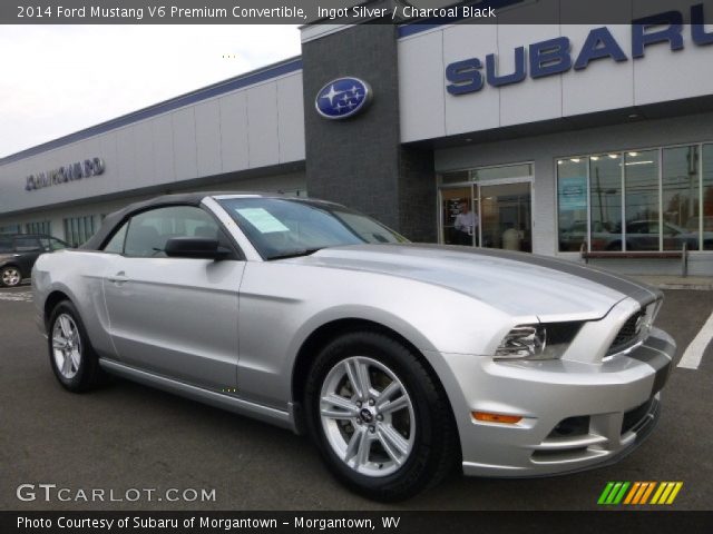 2014 Ford Mustang V6 Premium Convertible in Ingot Silver