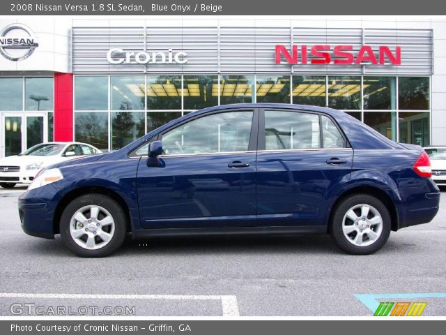 2008 Nissan Versa 1.8 SL Sedan in Blue Onyx