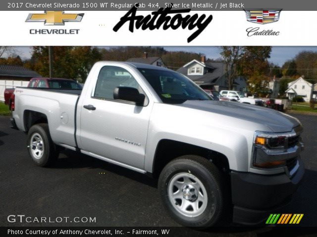 2017 Chevrolet Silverado 1500 WT Regular Cab 4x4 in Silver Ice Metallic