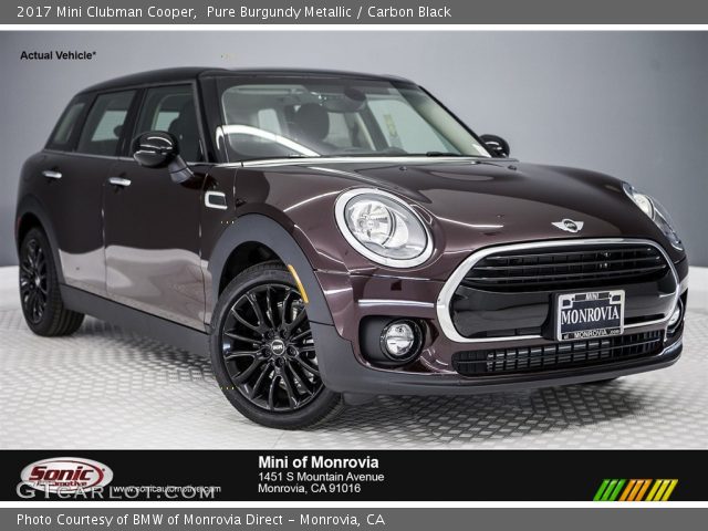 2017 Mini Clubman Cooper in Pure Burgundy Metallic