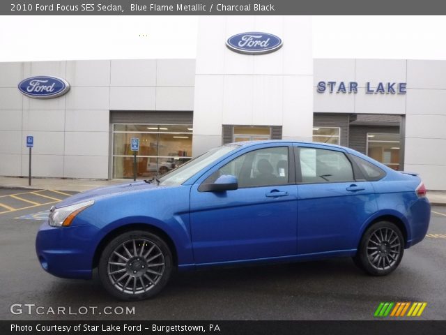 2010 Ford Focus SES Sedan in Blue Flame Metallic