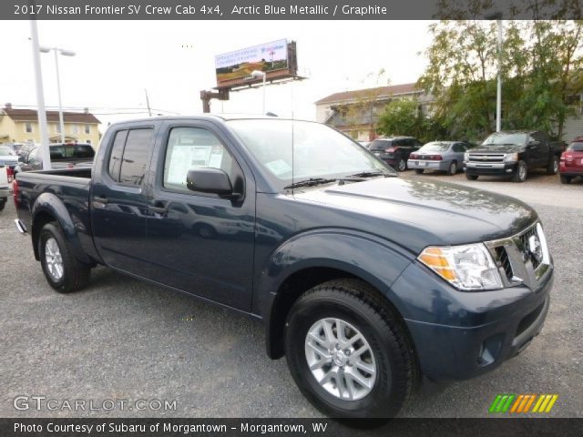 2017 Nissan Frontier SV Crew Cab 4x4 in Arctic Blue Metallic
