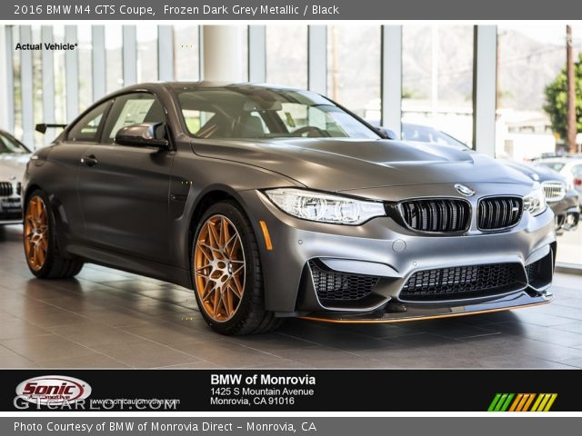 2016 BMW M4 GTS Coupe in Frozen Dark Grey Metallic