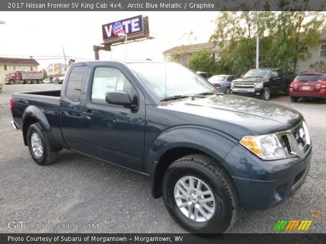 2017 Nissan Frontier SV King Cab 4x4 in Arctic Blue Metallic