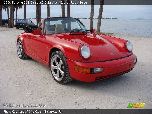 1990 Porsche 911 Carrera 2 Cabriolet in Guards Red