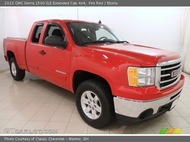 2013 GMC Sierra 1500 SLE Extended Cab 4x4 in Fire Red