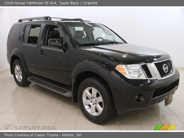 2008 Nissan Pathfinder SE 4x4 in Super Black