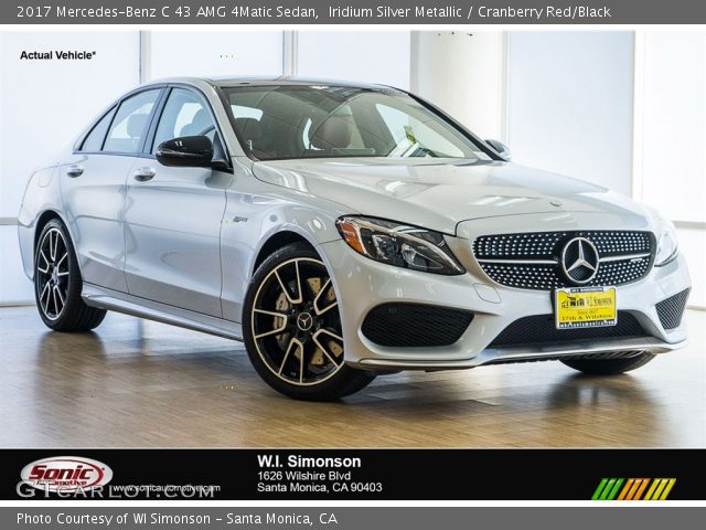 2017 Mercedes-Benz C 43 AMG 4Matic Sedan in Iridium Silver Metallic