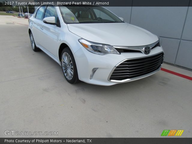 2017 Toyota Avalon Limited in Blizzard Pearl White