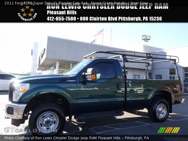 2011 Ford F250 Super Duty XL Regular Cab 4x4 in Forest Green Metallic