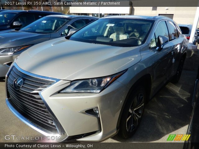 2017 Lexus RX 350 AWD in Satin Cashmere Metallic