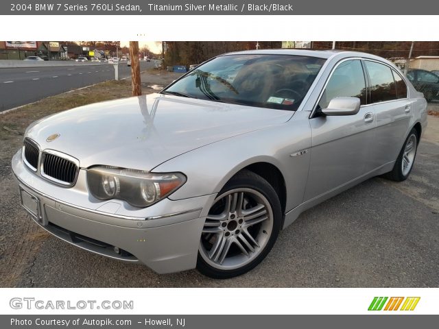 2004 BMW 7 Series 760Li Sedan in Titanium Silver Metallic