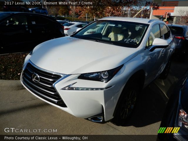 2017 Lexus NX 200t in Eminent White Pearl