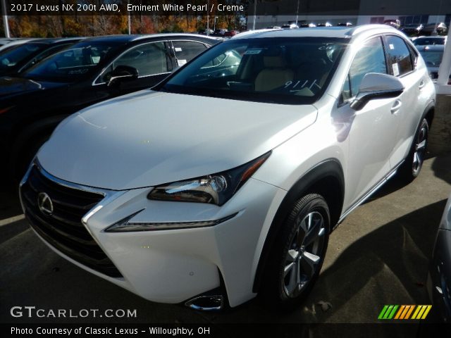 2017 Lexus NX 200t AWD in Eminent White Pearl