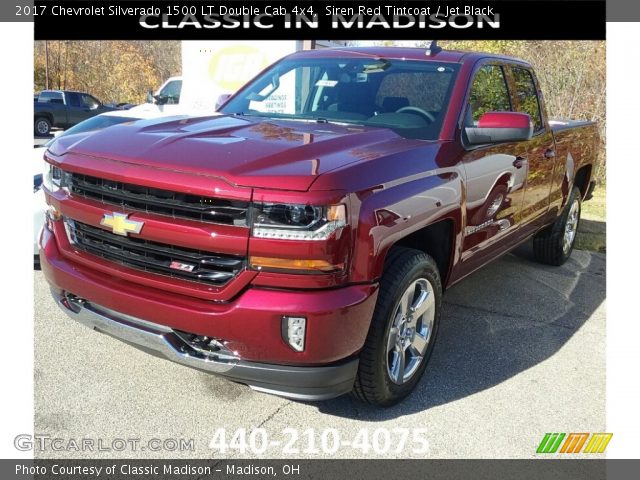 2017 Chevrolet Silverado 1500 LT Double Cab 4x4 in Siren Red Tintcoat