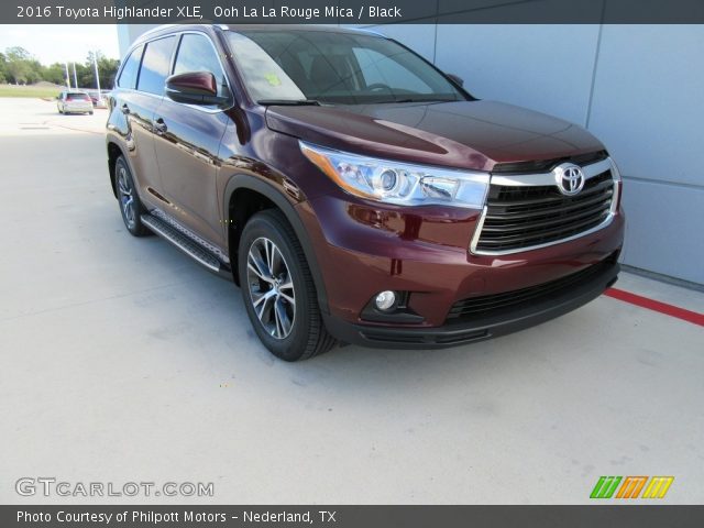 2016 Toyota Highlander XLE in Ooh La La Rouge Mica