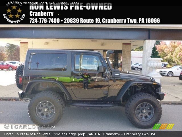 2015 Jeep Wrangler Sport 4x4 in Black
