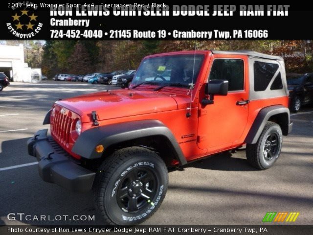 2017 Jeep Wrangler Sport 4x4 in Firecracker Red