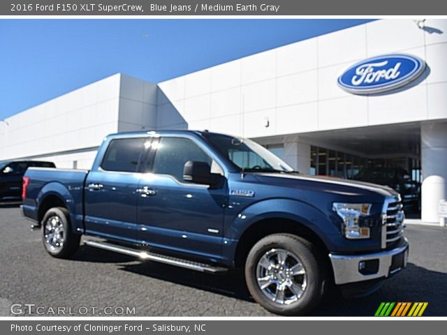2016 Ford F150 XLT SuperCrew in Blue Jeans