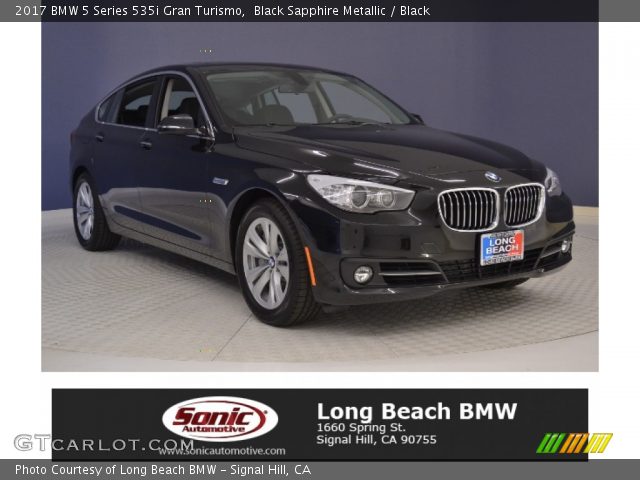 2017 BMW 5 Series 535i Gran Turismo in Black Sapphire Metallic