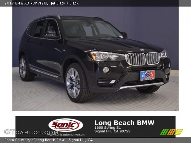 2017 BMW X3 xDrive28i in Jet Black