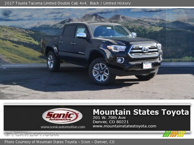 2017 Toyota Tacoma Limited Double Cab 4x4 in Black