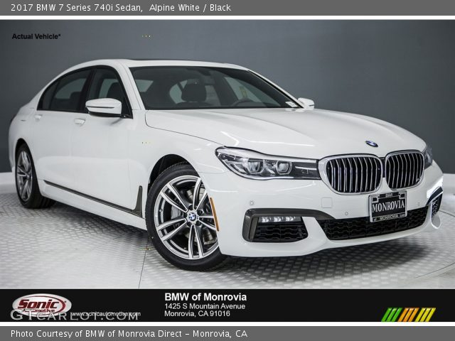 2017 BMW 7 Series 740i Sedan in Alpine White