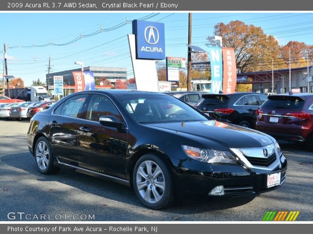 2009 Acura RL 3.7 AWD Sedan in Crystal Black Pearl