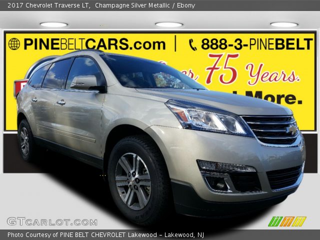 2017 Chevrolet Traverse LT in Champagne Silver Metallic
