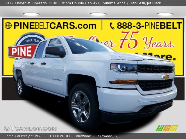 2017 Chevrolet Silverado 1500 Custom Double Cab 4x4 in Summit White