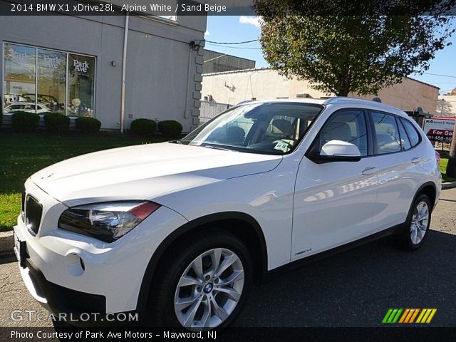 2014 BMW X1 xDrive28i in Alpine White
