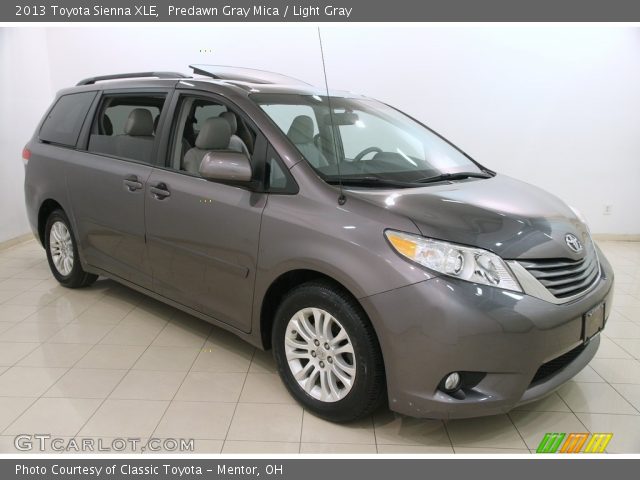 2013 Toyota Sienna XLE in Predawn Gray Mica