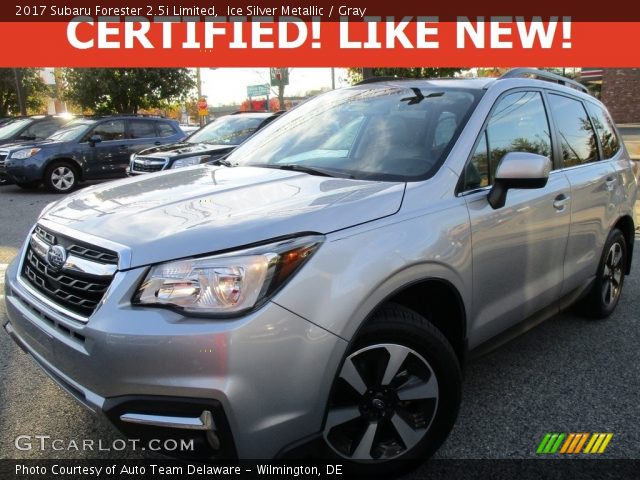 2017 Subaru Forester 2.5i Limited in Ice Silver Metallic