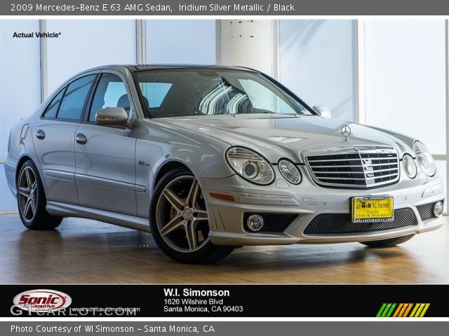 2009 Mercedes-Benz E 63 AMG Sedan in Iridium Silver Metallic