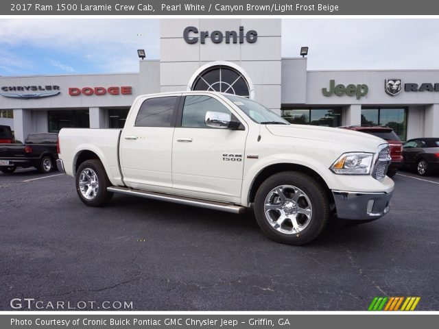 2017 Ram 1500 Laramie Crew Cab in Pearl White