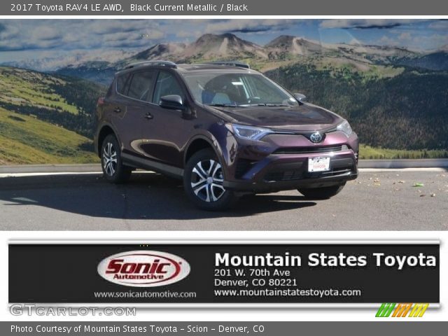 2017 Toyota RAV4 LE AWD in Black Current Metallic
