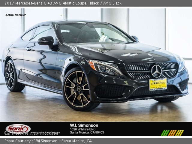 2017 Mercedes-Benz C 43 AMG 4Matic Coupe in Black
