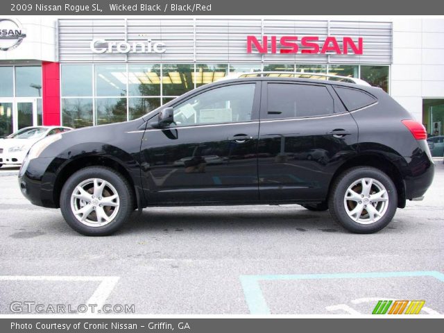 2009 Nissan Rogue SL in Wicked Black