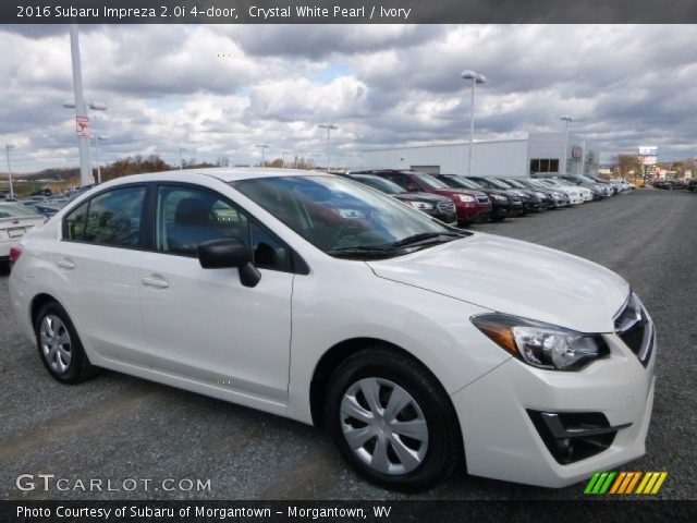 2016 Subaru Impreza 2.0i 4-door in Crystal White Pearl