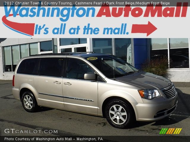2012 Chrysler Town & Country Touring in Cashmere Pearl