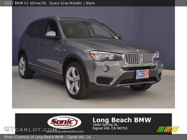 2017 BMW X3 sDrive28i in Space Gray Metallic