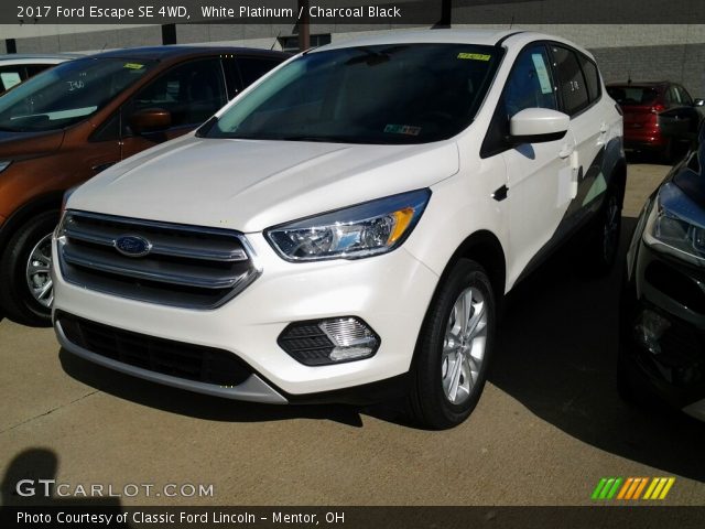 2017 Ford Escape SE 4WD in White Platinum