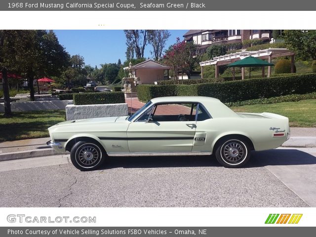 1968 Ford Mustang California Special Coupe in Seafoam Green