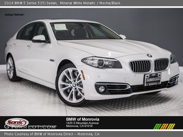 2014 BMW 5 Series 535i Sedan in Mineral White Metallic