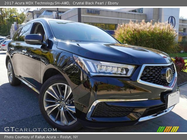 2017 Acura MDX Technology SH-AWD in Crystal Black Pearl