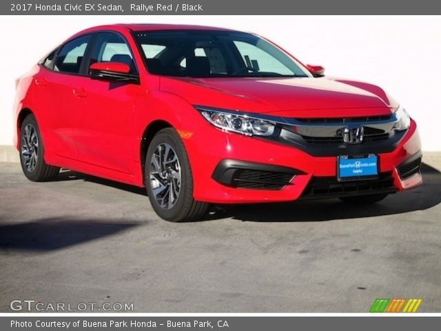 2017 Honda Civic EX Sedan in Rallye Red