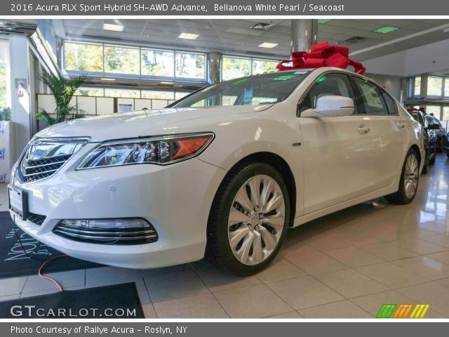 2016 Acura RLX Sport Hybrid SH-AWD Advance in Bellanova White Pearl